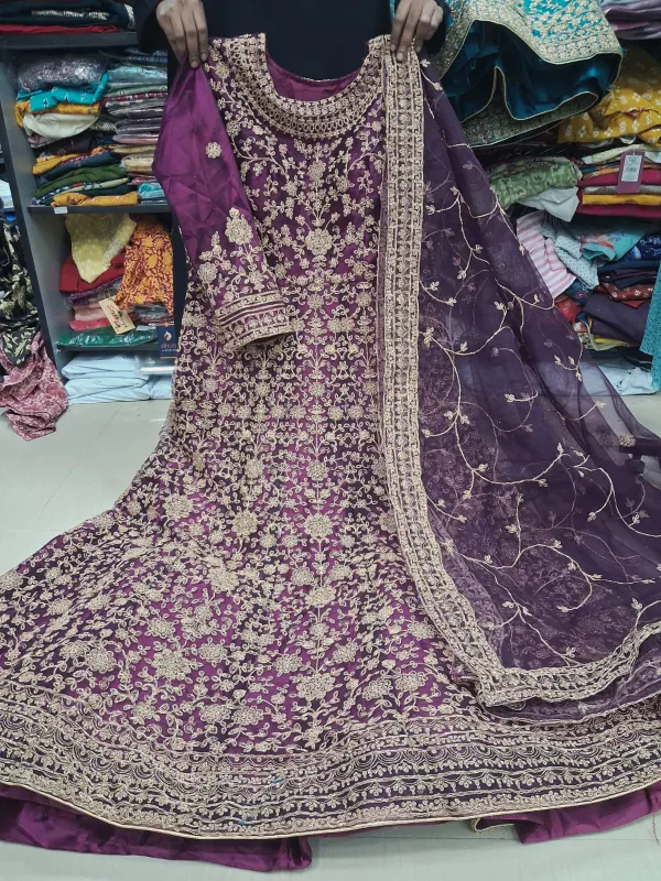 Heavy Bridal Long Gown | G1217